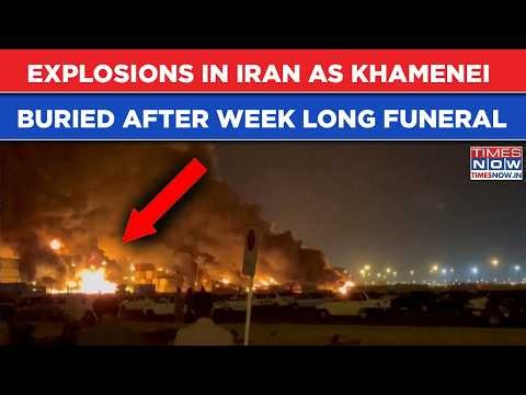 Iran Explosions After US-IDF Missile Hits Military HQ As Khamenei Buried Following Week-Long Funeral