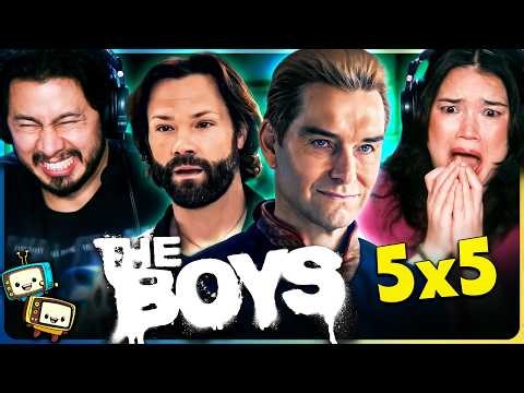 THE BOYS 5x5 REACTION! | Karl Urban, Jack Quaid, Antony Starr, Erin Moriarty | Amazon Prime