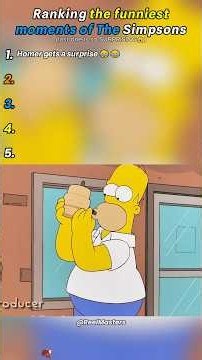 Ranking the funniest moments of The Simpsons😂😂#simpsons #fyp #relatable #funny #comedy #ranked