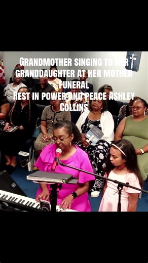 Grandmother Sings to Granddaughter at Mother's Funeral