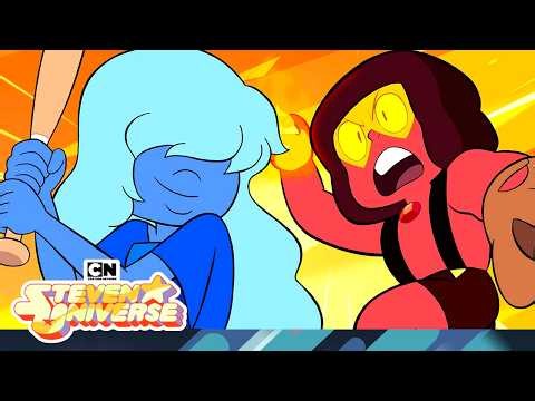 Ruby and Sapphire Being Total Couple Goals | Steven Universe Marathon | Cartoon Network