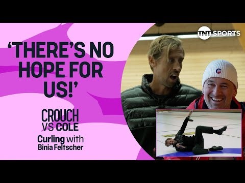 Peter Crouch & Joe Cole go head to head in Olympic Curling challenge 🥌😂 #MilanoCortina2026