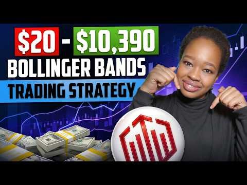 BINARY OPTIONS STRATEGY FOR BEGINNERS | $10370 WITH BOLLINGER BANDS INDICATOR