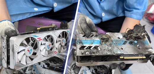 This GeForce RTX 3070 survived a lightning strike and fire - VideoCardz.com