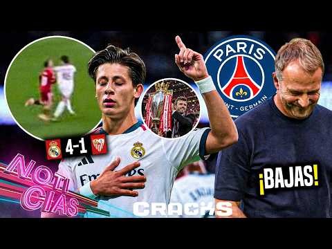 Madrid gana 4-1; Sevilla explota  | Barça sin defensas vs PSG | United: plan campeón en 2028