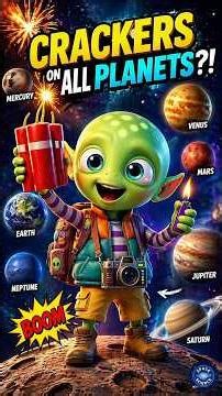 Firecracker Test on All Planets 👽🎇 (Real Physics)
