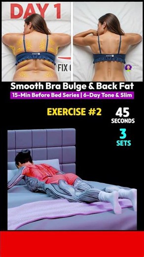 Reshape Your Back Lying Down 15-Min To Smooth Bra Bulge & Back Fat