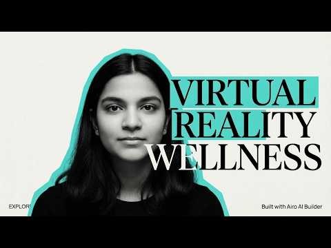 I Built a VR Wellness Website in Under 2 Hours Using Just AI Prompts