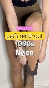 FASHION HACK: 1990’s hosiery choices and history in sixty seconds!
