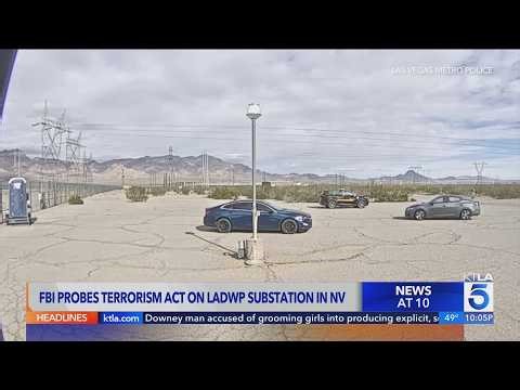 Man dead after ramming power substation owned by L.A. Department of Water and Power outside Las Vega