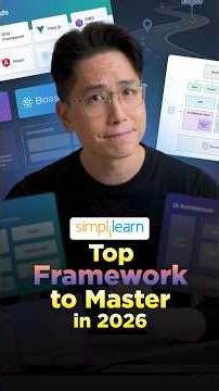 🔥Top Python Frameworks to Master in 2026 #python #shorts #simplilearn
