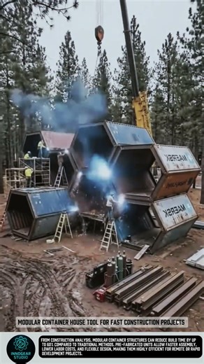 Modular Container House tool for fast construction projects #tools