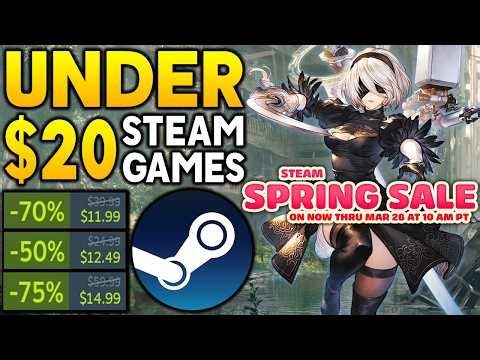 STEAM SPRING SALE 2026 - AWESOME PC GAME DEALS UNDER $20!