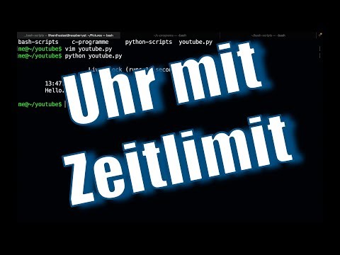 Python Lernen – Digitale Uhr mit Zeitlimit (Teil 2)