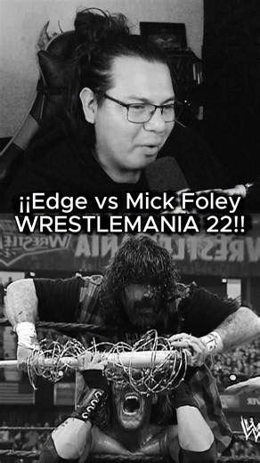 ¡¡Edge vs Mick Foley WRESTLEMANIA 22!! #WWE #wrestling #prowrestler #prowrestling #WrestleMania | UkeWrestling
