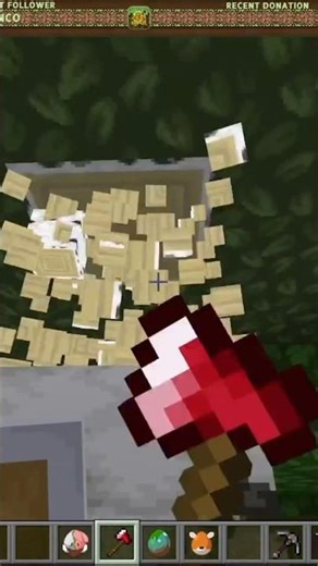 #minecraft Ruby Axe