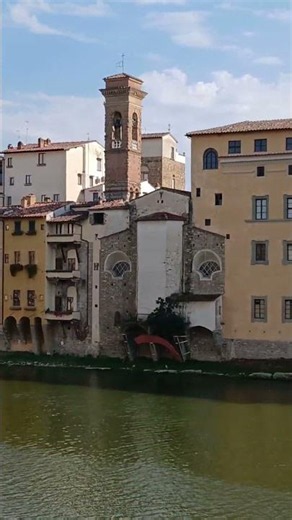 View from Most Famous Bridge #florence #travel #italy 🇮🇹