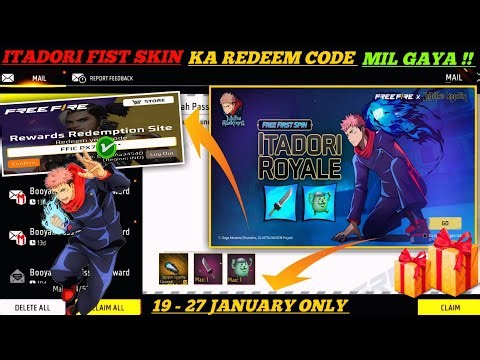 FREE FIRE REDEEM CODE TODAY JANUARY REDEEM CODE FREE FIRE | FF REDEEM CODE TODAY 20 JANUARY 