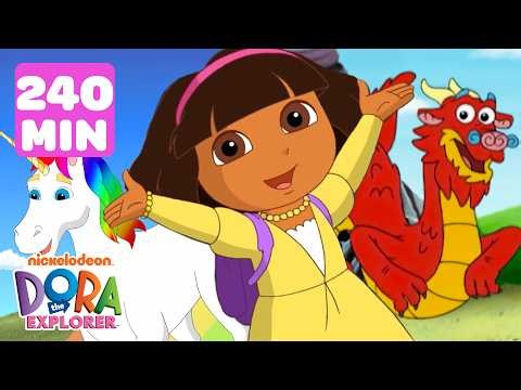 240 minuti di Dora l’esploratrice con creature magiche! 🦄 | Nick Jr. Italia