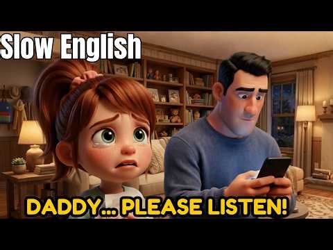 DADDY, PLEASE LISTEN! | Slow English for Beginners | Telling Stories in English (A1–A2) ✔