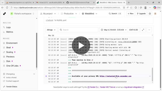 #python #flask #webdevelopment #fullstackdevelopment #mysql #frontend #backend #programming #developer #github #render #learninginpublic | Vishal sandhu
