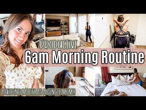 PRODUCTIVE 6AM MORNING ROUTINE AS A SINGLE MOM OF 3