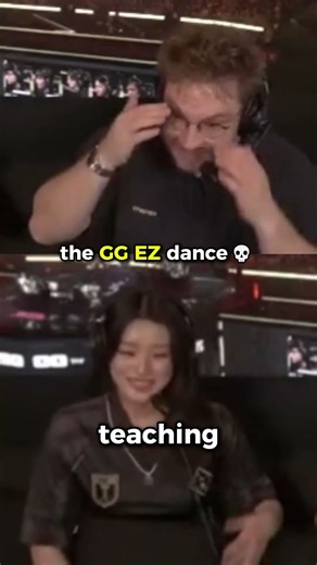 Athena teaches ohnePixel the GG EZ dance 😳