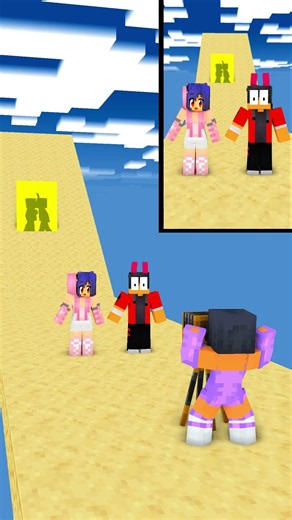 PAPARAZI TREND | WHO WOULD AARON KISS? KC OR APHMAU #aphmau