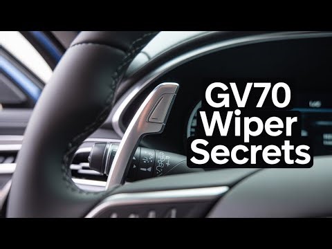 Genesis GV 70 – How to Turn On/Off Windshield Wipers & Windshield Washer
