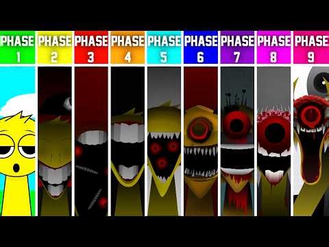 Incredibox Sprunki All PHASES From 1 - 9 #sprunki #incredibox #sprunkimod | Live-1