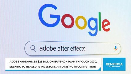 Adobe $25B buyback plan
