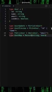 TypeScript Advanced — Utility Types You Actually Use (Ep 19)