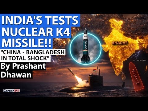 CHINA AND BANGLADESH SHOCKED AS INDIA TESTS K4 Nuclear Missile in Bay of Bengal | By Prashant Dhawan