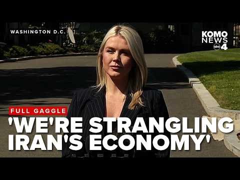 FULL GAGGLE: Leavitt shares latest on Iran naval blockade; says Trump is pleased with operation