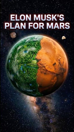 Elon Musk’s CRAZY Plan to Terraform Mars 🌌 #elonmusk #spacex #space #science #future #shorts