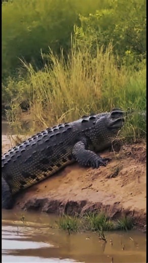 Crocodile Attack Misses by Inches 😳🐊 #Shorts