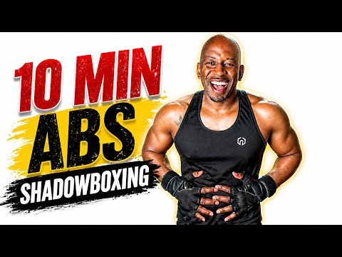 Abs Workout Shadowboxing (Beginner Friendly, No Equipment HIIT) 