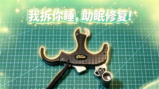 一个保养撒放器的助眠视频，真的。
