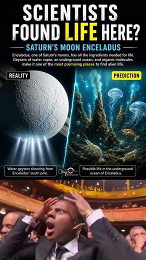 Scientists Found Life on Saturn’s Moon? 😳 | Enceladus Mystery Explained #space #facts #aliens