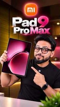 Xiaomi Pad 9 Pro Max 🤩 | 144Hz Display + 12,000mAh 🔋 #xiaomi #ytshorts