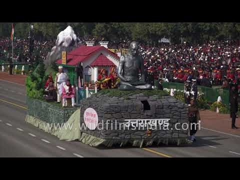 Karnataka and Uttarakhand tableaux at Republic Day parade in New Delhi