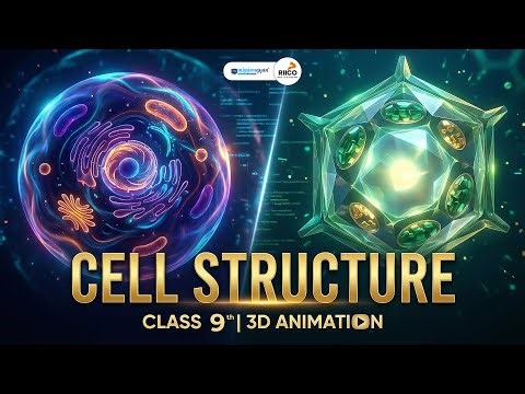 Cell Structure Class 9th 3d Animation | Cell Structure 3d Animation | Class 9th Science