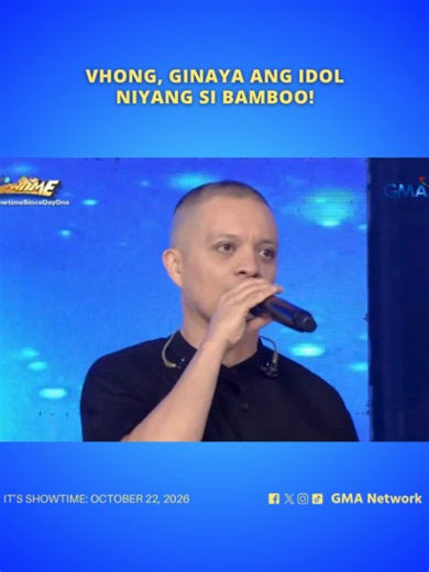 Ang cool bumati ni Bamboo sa madlang people! 😎 Watch #ItsShowtime every 12:00 p.m. from Monday to Saturday on GMA. Watch the full episodes of your favorite GMA shows on the new GMA Play app. Download now on Google Play and App Store. Also available on GMANetwork.com/GMAPlay and Android TVs! #gmanetwork #kapuso #fyp #ISTReels #ShowtimeSinceDayOne