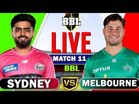 BBL Live – Melbourne Stars vs Sydney Sixers Live, 11th T20 | bbl live match today | mls vs sys live
