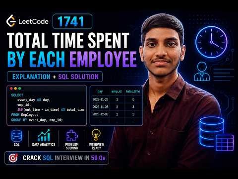 Leetcode 1741 | Easy Solution | SQL | Data Analytics