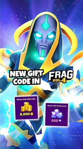 Don't miss the new gift code drop! 🎉 #fragproshooter #frag