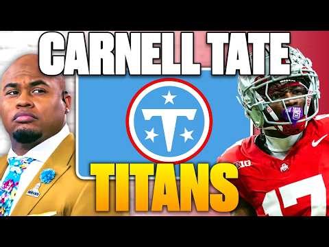 Carnell Tate to the TITANS! ⚔️ Steve Smith Sr. Breaks Down the #4 Overall Pick