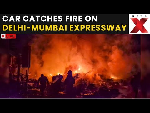Alwar Horror LIVE: Car Catches Fire on Delhi-Mumbai Expressway, 5 Burnt Alive