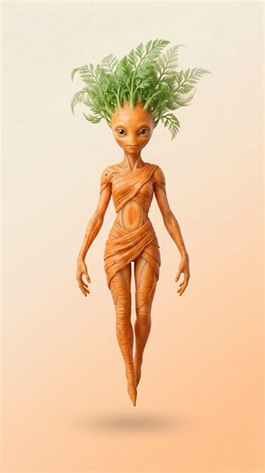 This carrot is an alien in disguise… 🥕👽