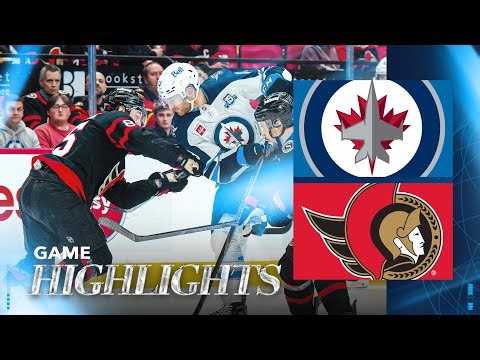 Ottawa Senators vs. Winnipeg Jets - Game Highlights
